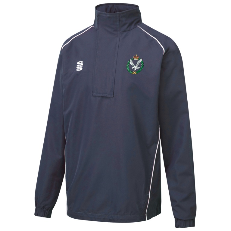 AAC CC Dual Curve 1/4 Zip Rain Jacket : Navy